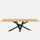 Industrial Style Dining Table, Multi-X Legs Industrial Style Dining Table, Multi-X Legs